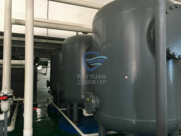 水處理系統(tǒng)過濾罐裝填